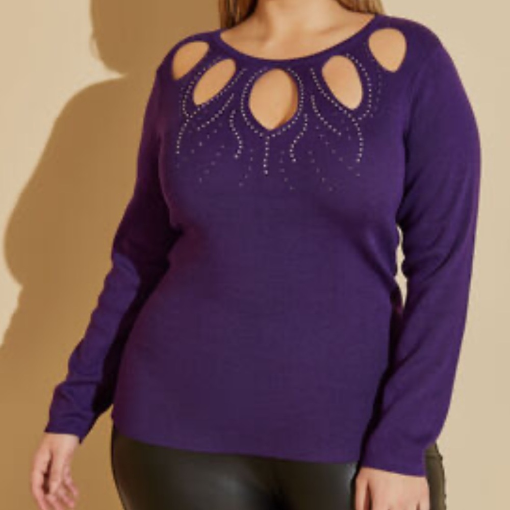 Purple sweater